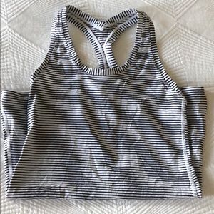 Striped lululemon tank top